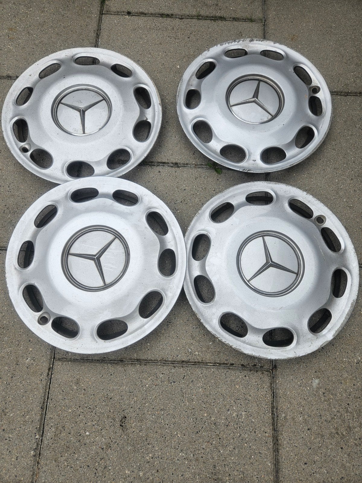 Mercedes A-Klasse A140 wieldoppen set, Ophalen of Verzenden, Gebruikt