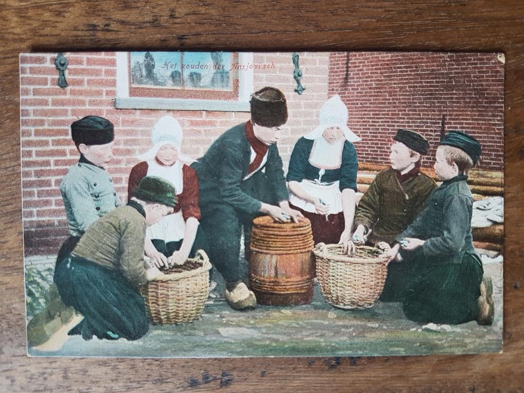 Ansichtkaart Marken ? Het zouden der Ansjovisch Klederdracht, Ophalen of Verzenden, Voor 1920, Ongelopen, Noord-Holland