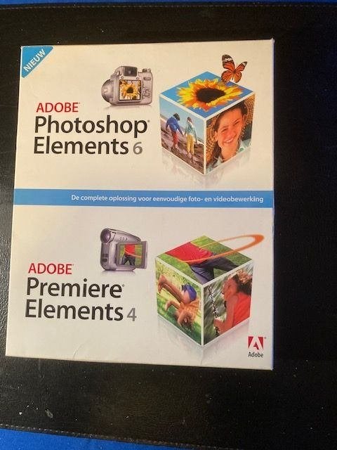 Adobe Photoshop Elements 6 en Premiere Elements 4, Ophalen of Verzenden, Nieuw, Windows
