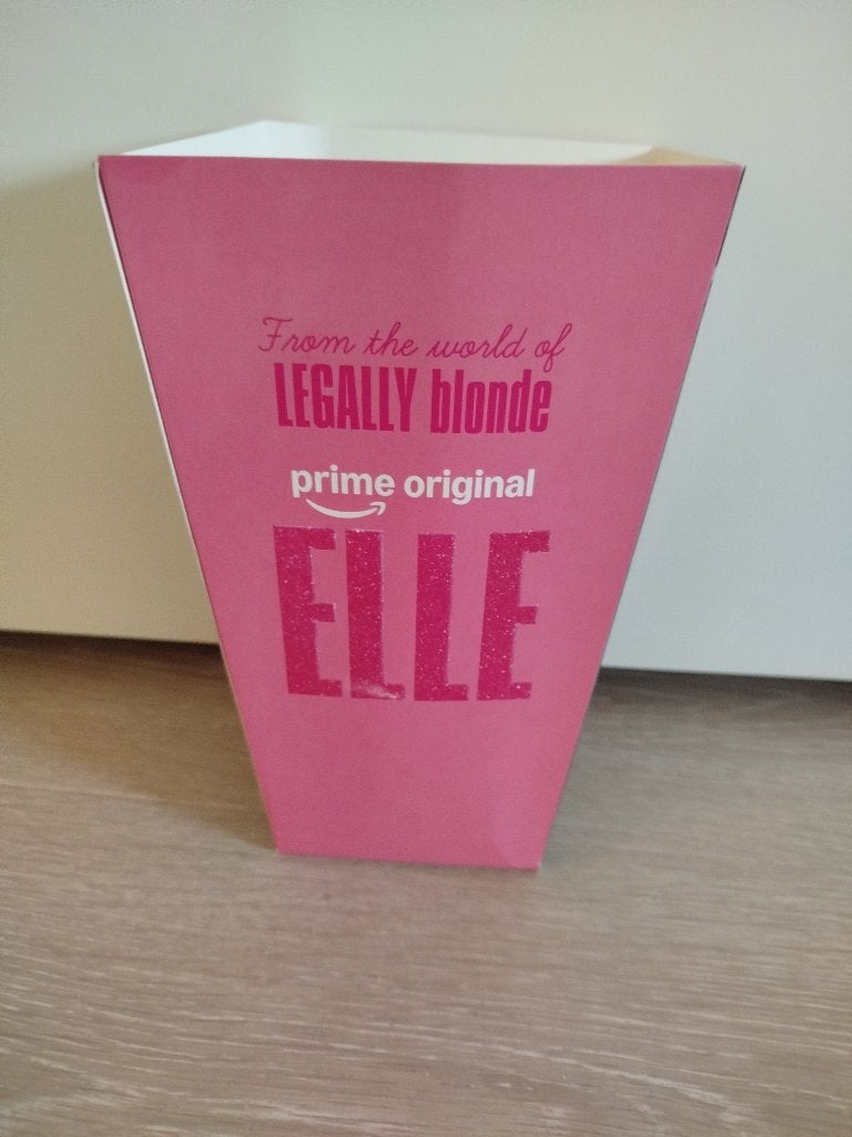 Popcorn Beker Premiere ELLE London, Ophalen of Verzenden, Nieuw, Tv, Overige typen