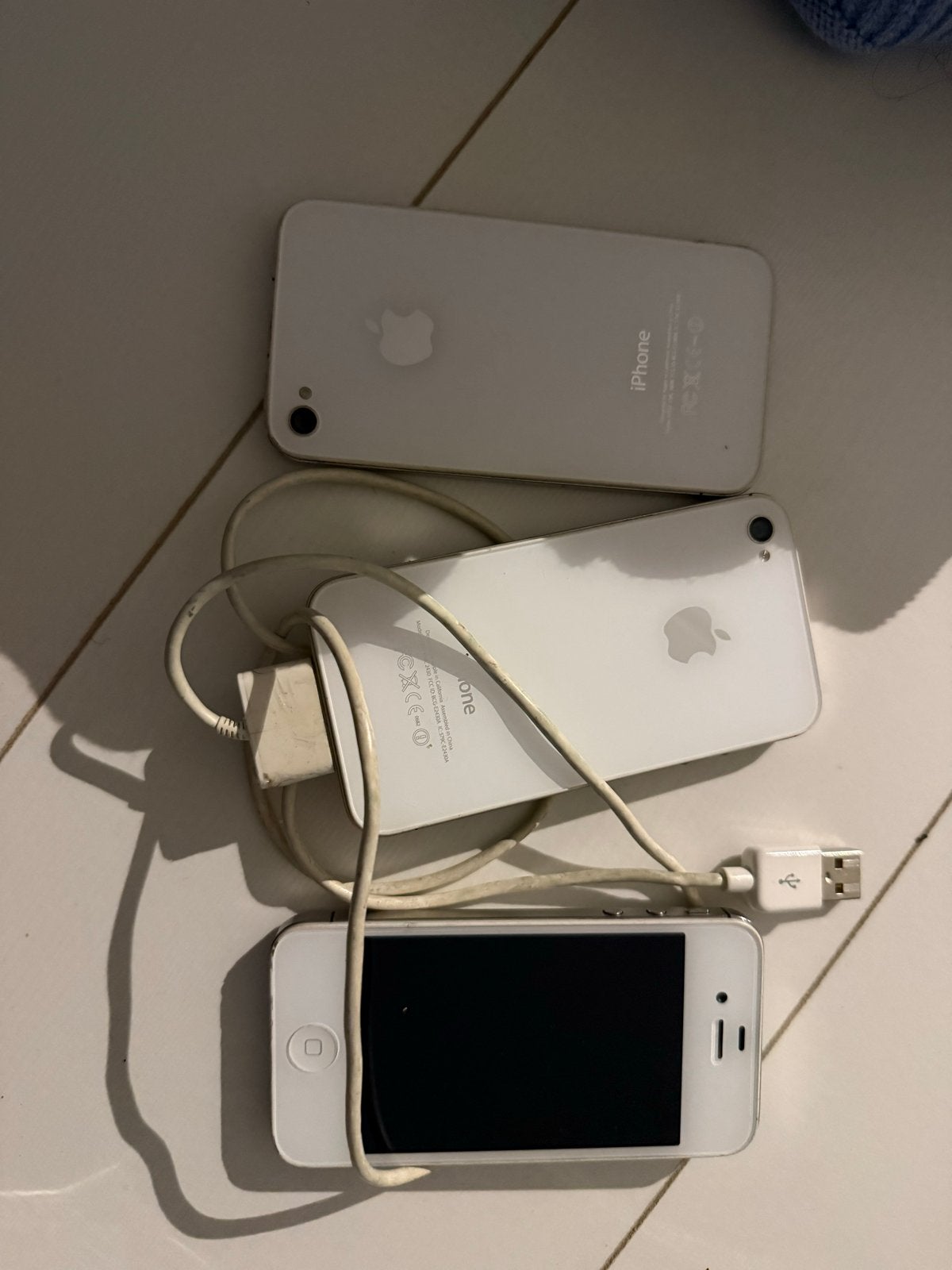 3 gebruikte iPhones, 1 werkend, 2 voor onderdelen, Telecommunicatie, Mobiele telefoons | Apple iPhone, Ophalen of Verzenden, Gebruikt