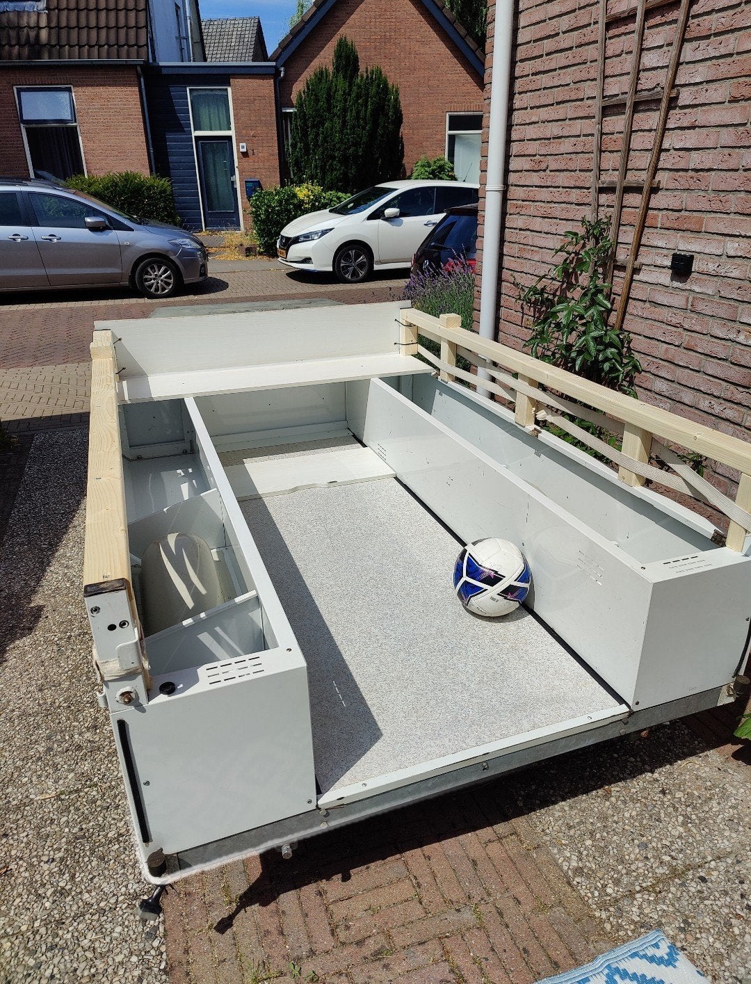 Bagagekar, onderstel Jamet, witte kentekenplaat, rijbewijs B, Ophalen, Gebruikt