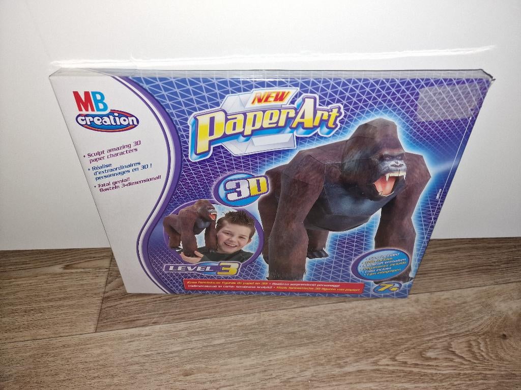 MB Gorilla Creation Paperart model niveau 3 nieuw, Ophalen of Verzenden, Nieuw, Knutselen
