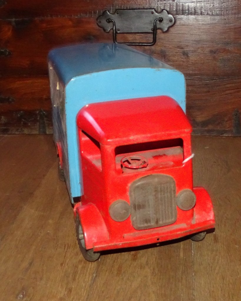 tri-ang speelgoedauto transport-van nr 200 vrachtauto, Ophalen