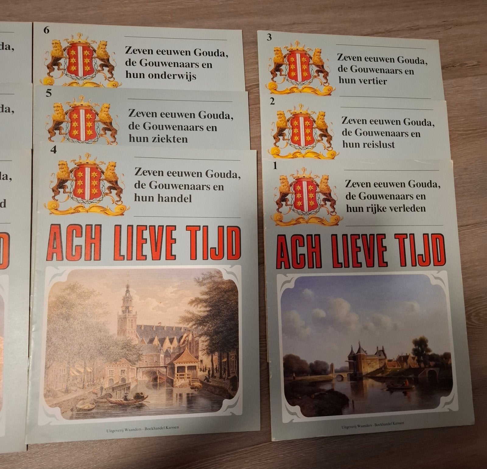 Ach lieve tijd Gouda, 12 delen compleet, Ophalen of Verzenden