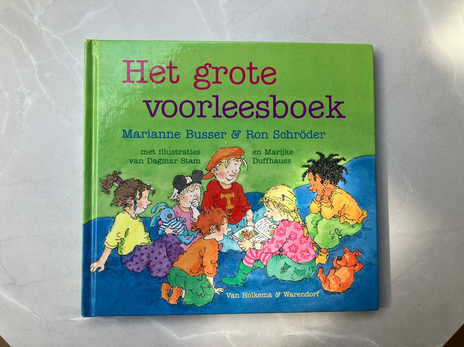 Het grote voorleesboek, Marianne busser, Ophalen of Verzenden, Zo goed als nieuw, Fictie algemeen, Voorleesboek