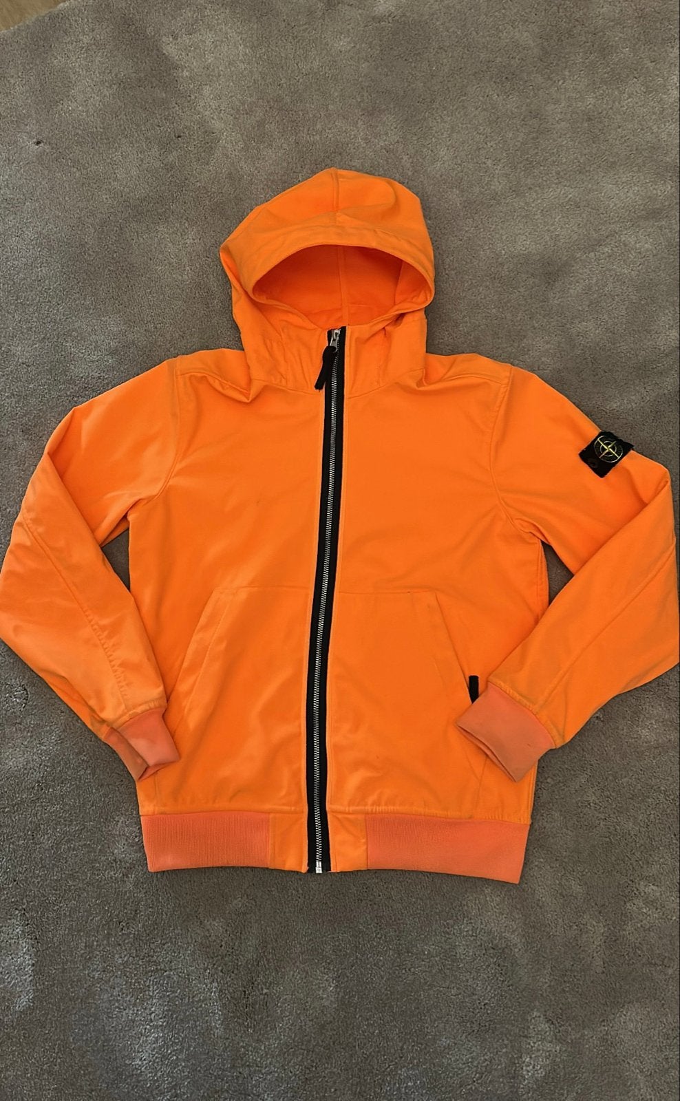 Orginele Stone Island Junior jacket- Oranje (Maat XS), Verzenden, Zo goed als nieuw, Jongen of Meisje, Jas