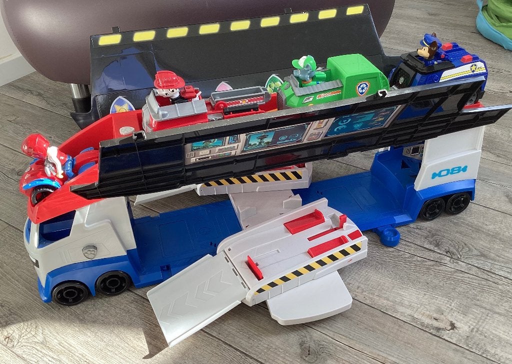 Transformerende paw patroller, Ophalen, Zo goed als nieuw