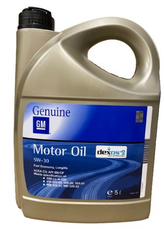 Opel 5W-30 origineel Dexos2 longlife motorolie (5 liter), Ophalen of Verzenden