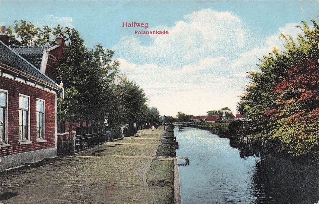 703-188-039 Halfweg Polanenkade, Verzenden, Voor 1920, Noord-Holland