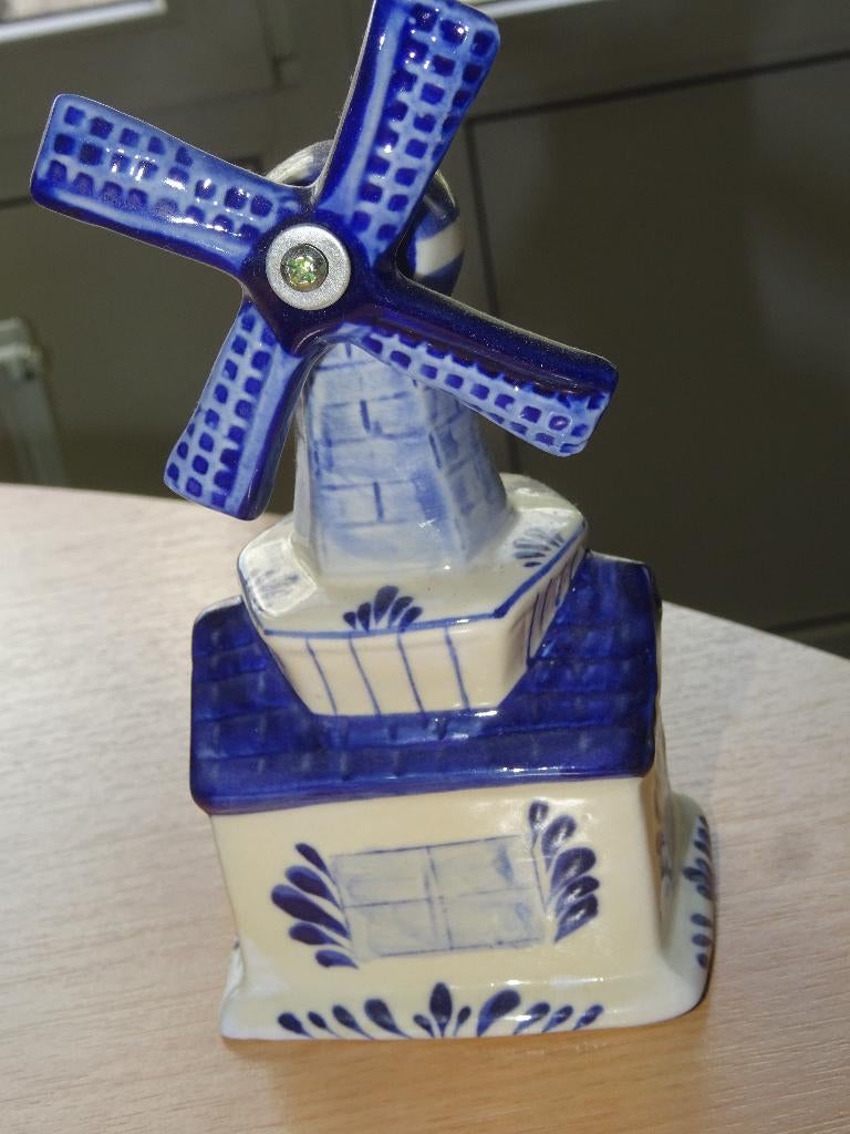 Delfts Blauw Molentje Met Muziek., Ophalen of Verzenden, Gebruikt, Overige typen