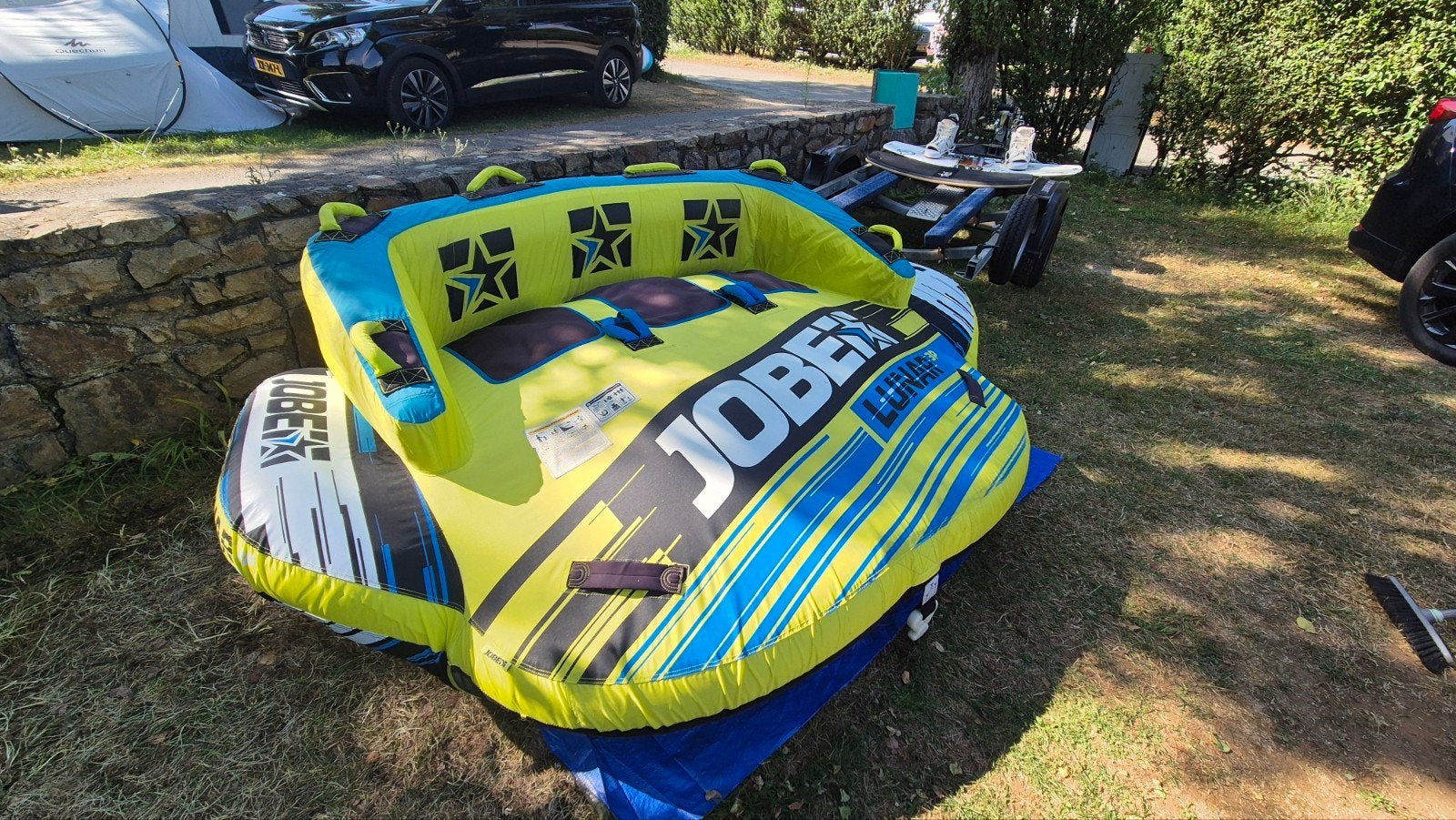 Jobe Lunar 3P Funband - Zo goed als nieuw, Watersport en Boten, Waterski's, Ophalen, Zo goed als nieuw, Funband of Funtube