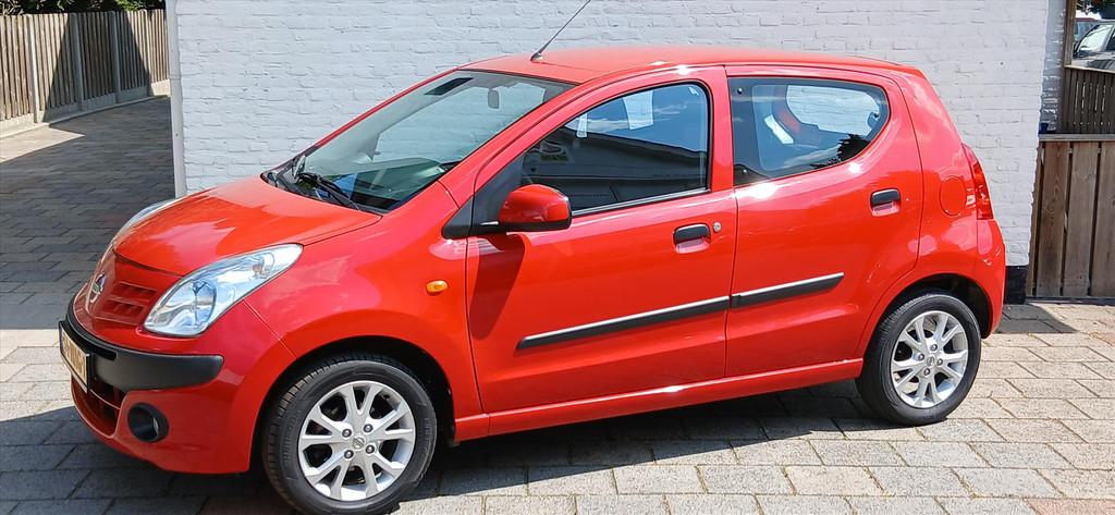 NISSAN Pixo 1.0 5drs acenta 67000 km a/c lmv 1e eigenaresse, Auto's, Nissan, Voorwielaandrijving, Euro 5, Stof, Gebruikt