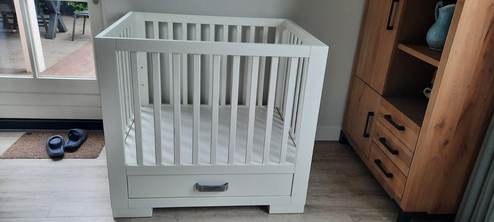 Kidsmill Box Brent met lade mat wit, Ophalen, Zo goed als nieuw, Rechthoekig, Lade