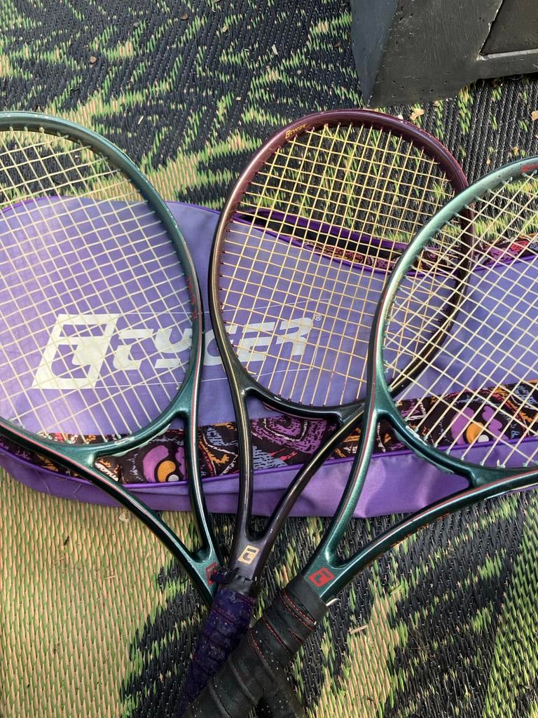 Tyger Tennisrackets - Set van 3 met tennisbag, Ophalen of Verzenden, Gebruikt, Racket, Overige merken
