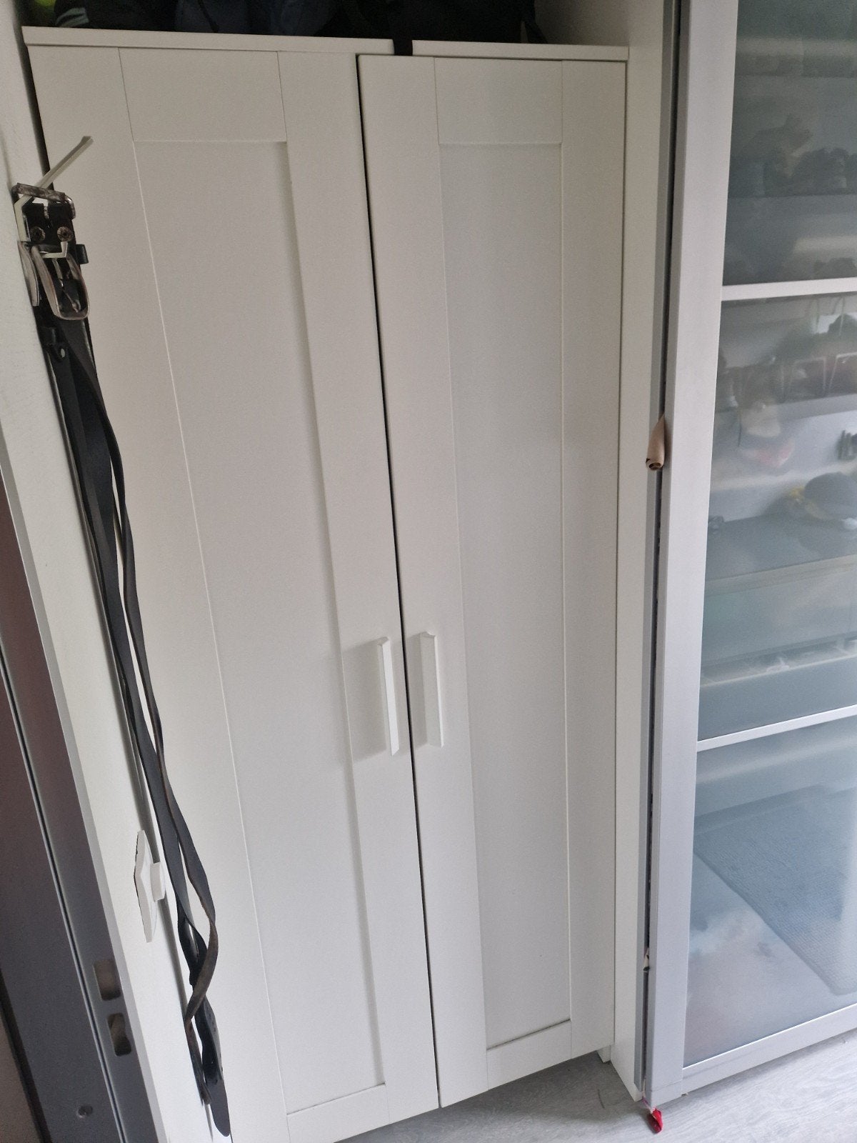 IKEA - Brimnes kast wit 2 deurs, Gebruikt, Met plank(en), Modern, 150 tot 200 cm