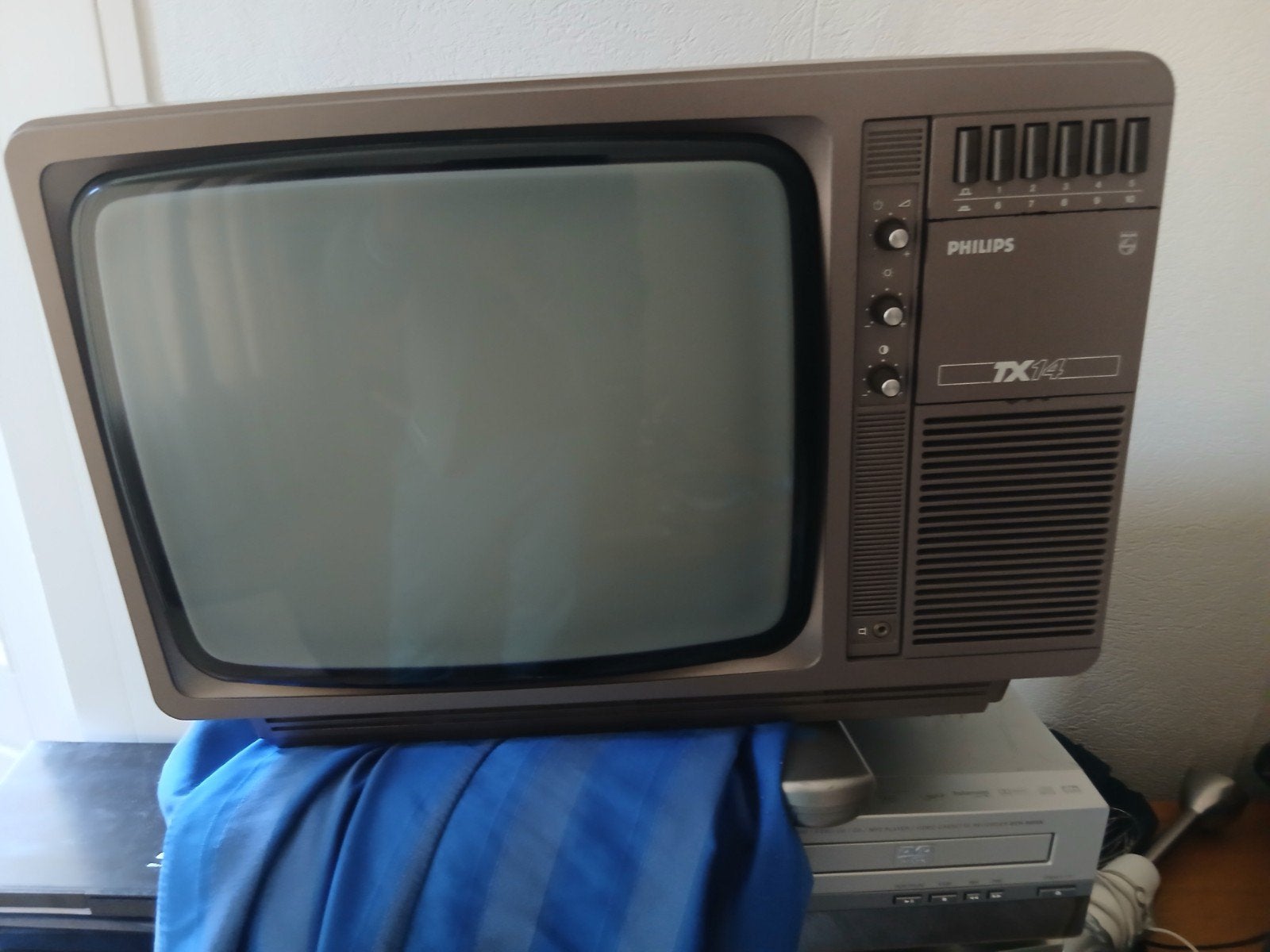 Vintage Philips TX14  - Retro TV, Ophalen of Verzenden, Gebruikt, Minder dan 40 cm, Philips