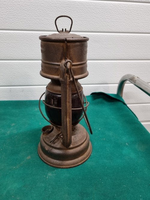 -	Stormlamp nier feuerhand original vintage, Ophalen of Verzenden