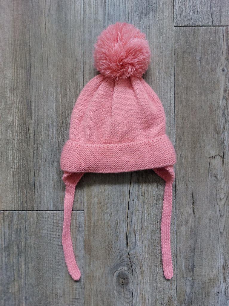 Gevoerde muts maat 62/68, Kinderen en Baby's, Babykleding | Mutsen, Sjaals en Wanten, Maat 62, Meisje, Ophalen of Verzenden, Zo goed als nieuw