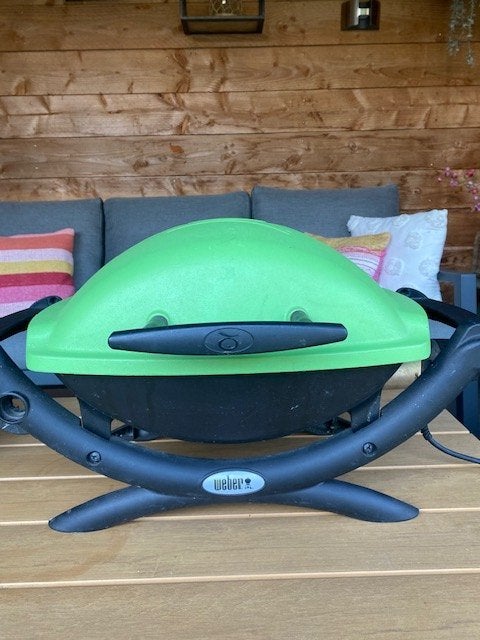 Weber bbq (electrisch) model Q1400, Tuin en Terras, Elektrische barbecues, Ophalen, Gebruikt, WEBER BBQ
