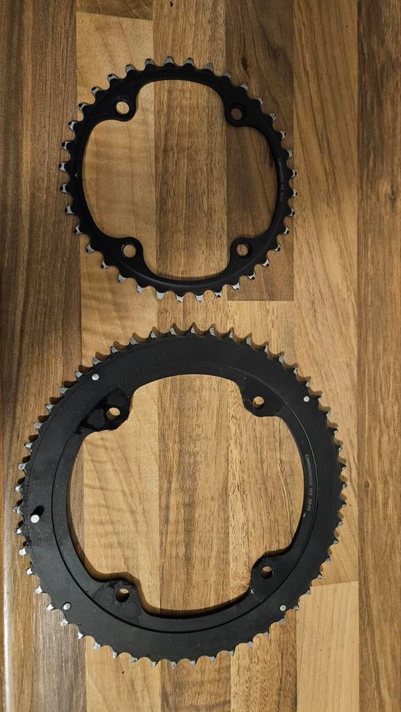 Compact kettingbladen Campagnolo 52-36, Fietsen en Brommers, Ophalen of Verzenden, Gebruikt, Crankstel of Pedalen, Campagnolo