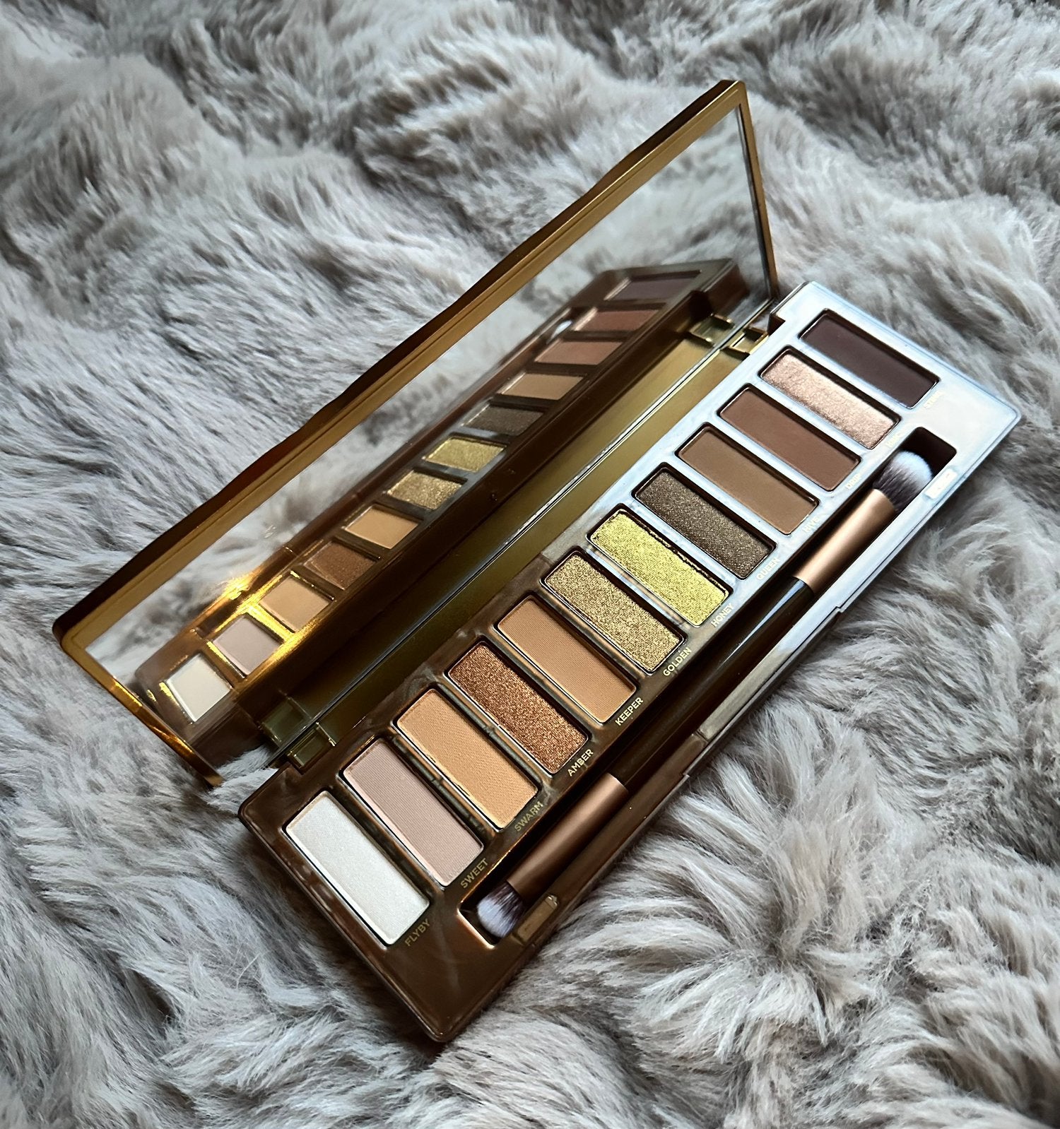 Urban decay naked honey palette, Ophalen of Verzenden, Zo goed als nieuw, Zilver, Ogen