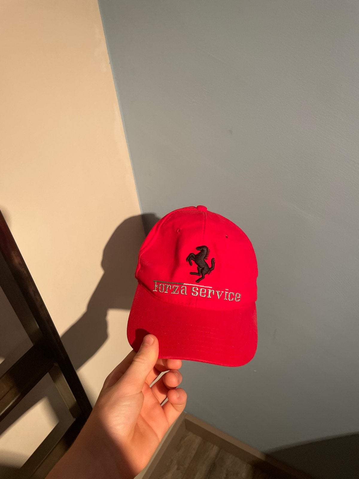 Rode Ferrari 'Forza Service' pet - Zo goed als nieuw, Ophalen, Zo goed als nieuw, One size fits all, Pet