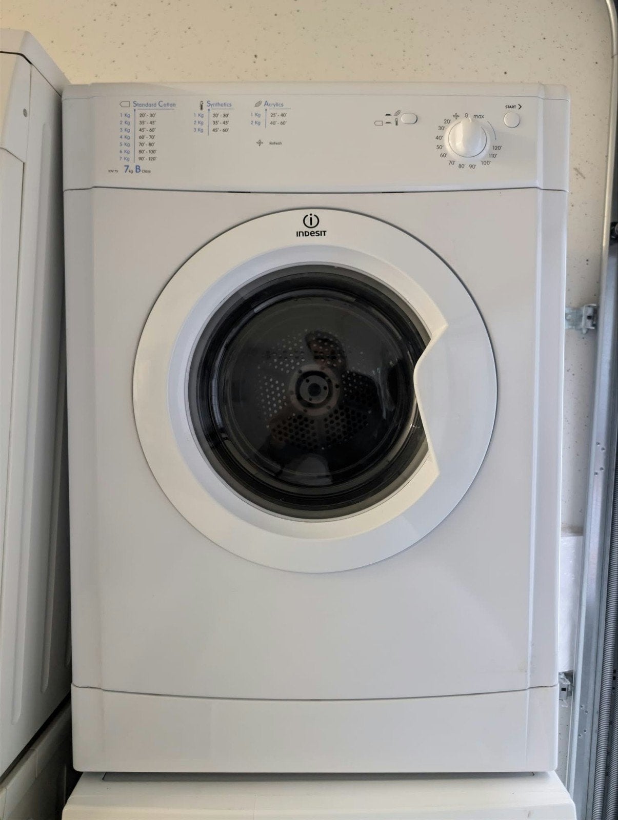 Indesit IDV 75 Wasdroger, Witgoed en Apparatuur, Ophalen, 85 tot 90 cm