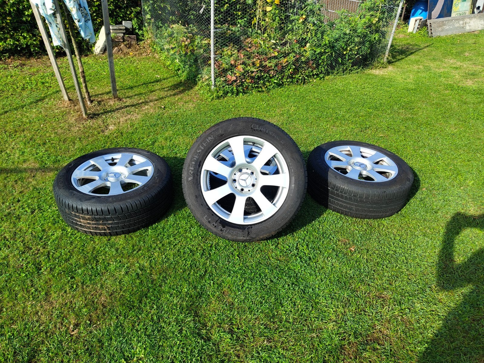 Mercedes W221 originele velgen 17 inch, Auto-onderdelen, Ophalen, Gebruikt, Mercedes-Benz