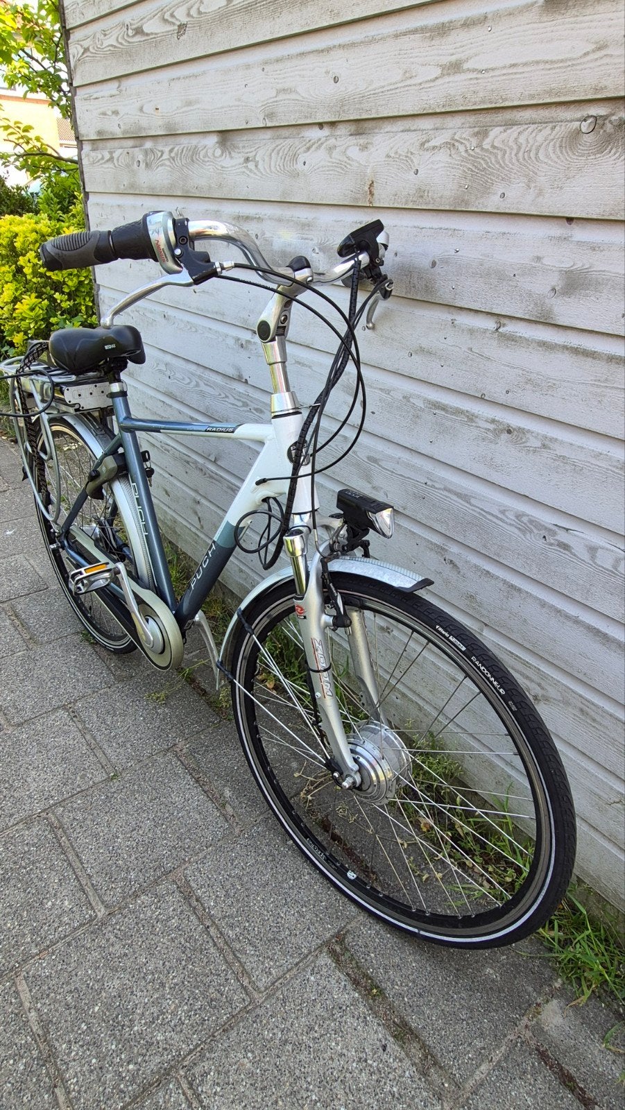 Puch Radius heren ebike, 53cm, 8 versnellingen., Gebruikt, Versnellingen, 53 tot 57 cm, Ophalen