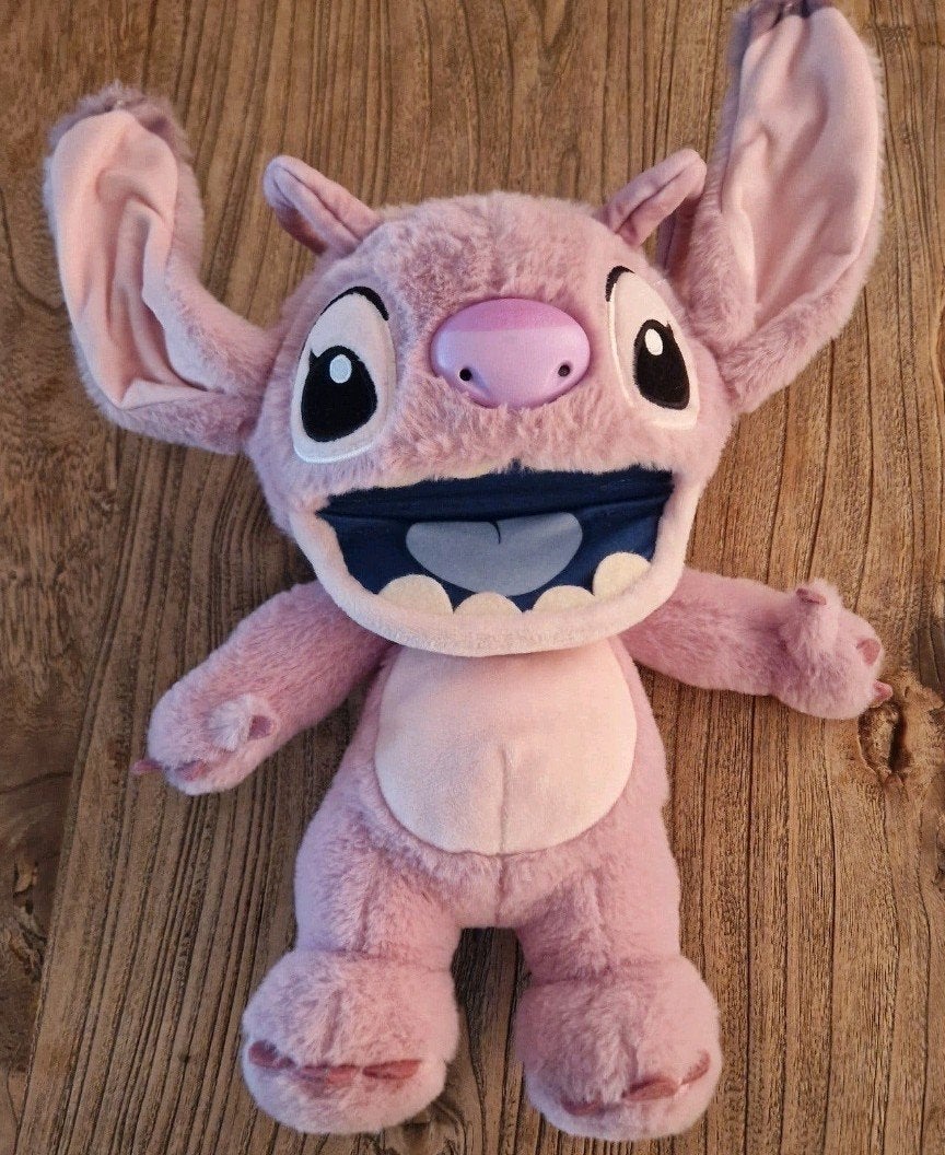 Disney Lilo & Stitch Angel knuffel - Roze, interactief, Disney, Disney, Overige typen, Ophalen of Verzenden