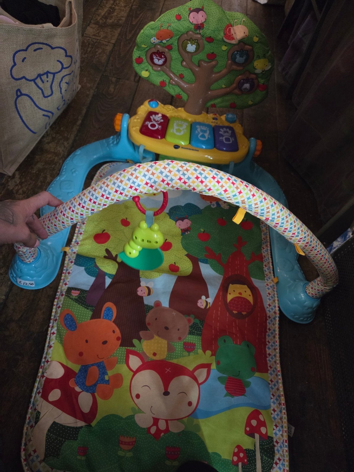 VTech Speelmat met Babygym en Muziek, Ophalen of Verzenden, Gebruikt, Speelkleed, Met licht