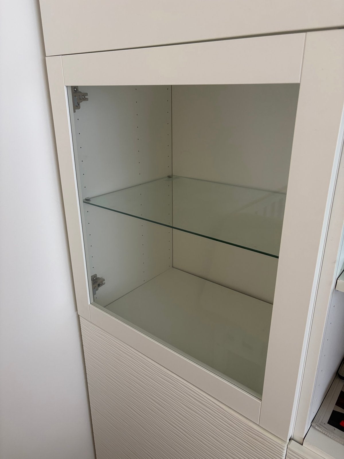 IKEA Besta SINDVIK vitrinedeur wit 60x64 (zonder scharnieren, Ophalen, 50 tot 100 cm, Minder dan 25 cm, Minder dan 100 cm