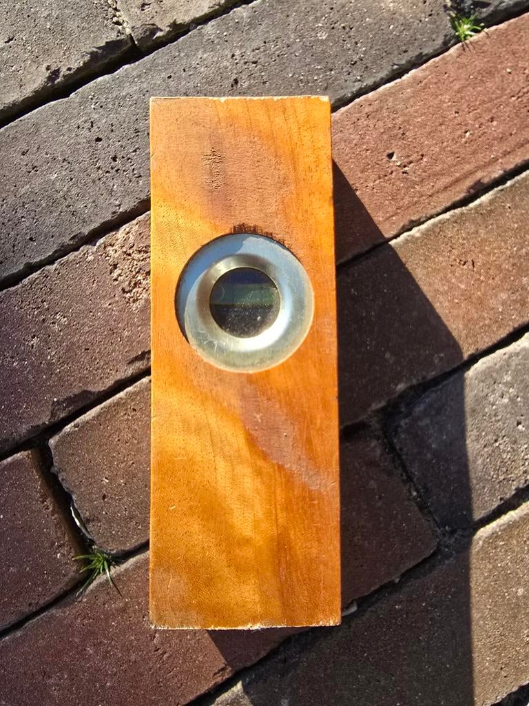 Antieke houten waterpas kort model €7,50, Antiek en Kunst, Ophalen of Verzenden