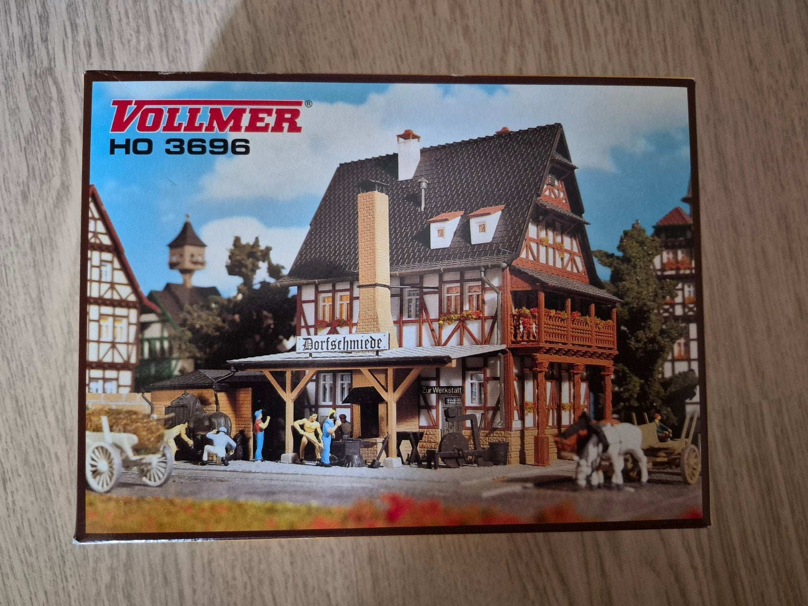 Vollmer 3696 - Smederij (Nieuw!), Gelijkstroom of Wisselstroom, Brug, Tunnel of Gebouw, Nieuw, Ophalen