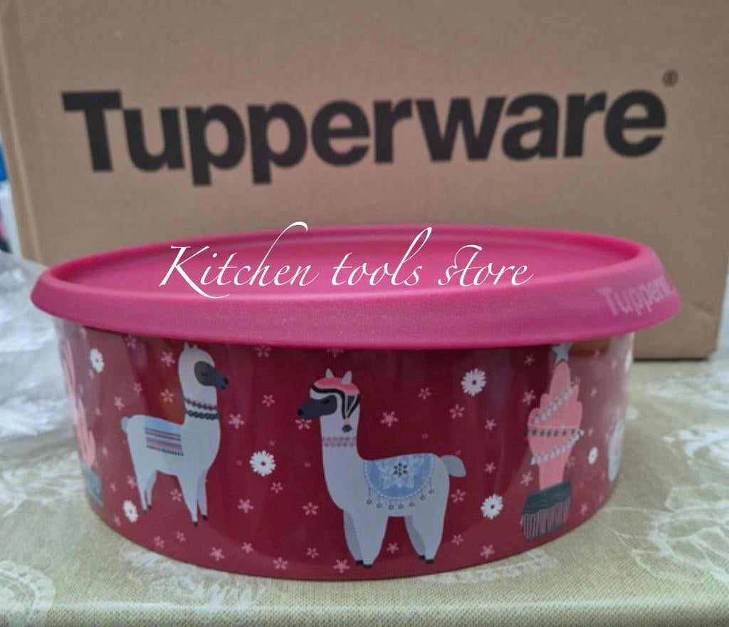 Tupperware XL Koekjestrommel 2,4 L duimdruk deksel voorraad, Ophalen of Verzenden, Nieuw, Bus of Trommel