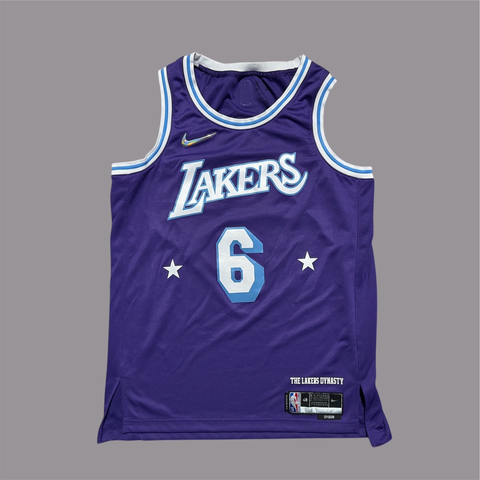 LeBron James NBA Diamond Lakers jersey maat L heren Nike top, Ophalen of Verzenden, Kleding