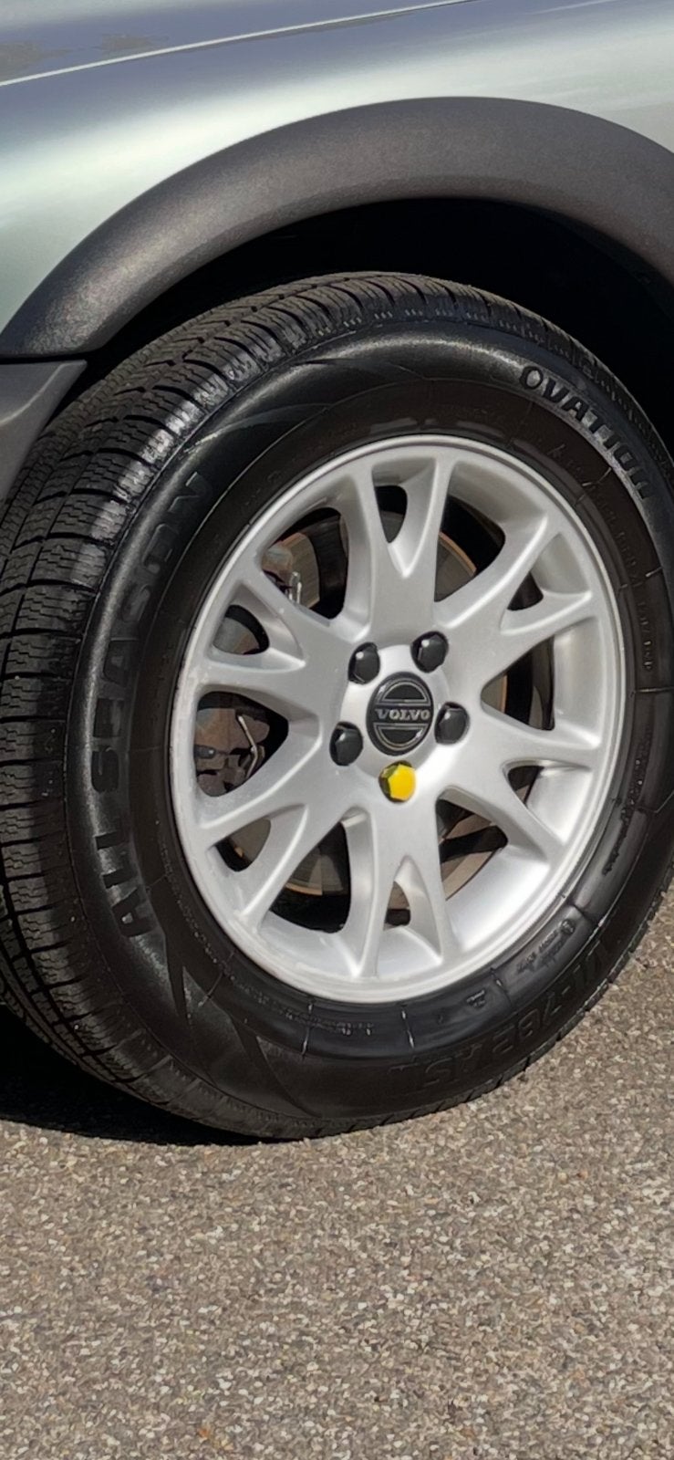 Volvo xc70 velgen + all season banden., Ophalen of Verzenden, All Season, Banden en Velgen
