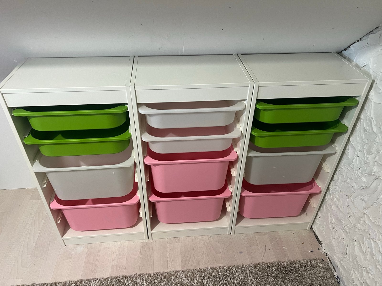 3x IKEA Trofast opbergkasten met bakken, Ophalen, Gebruikt