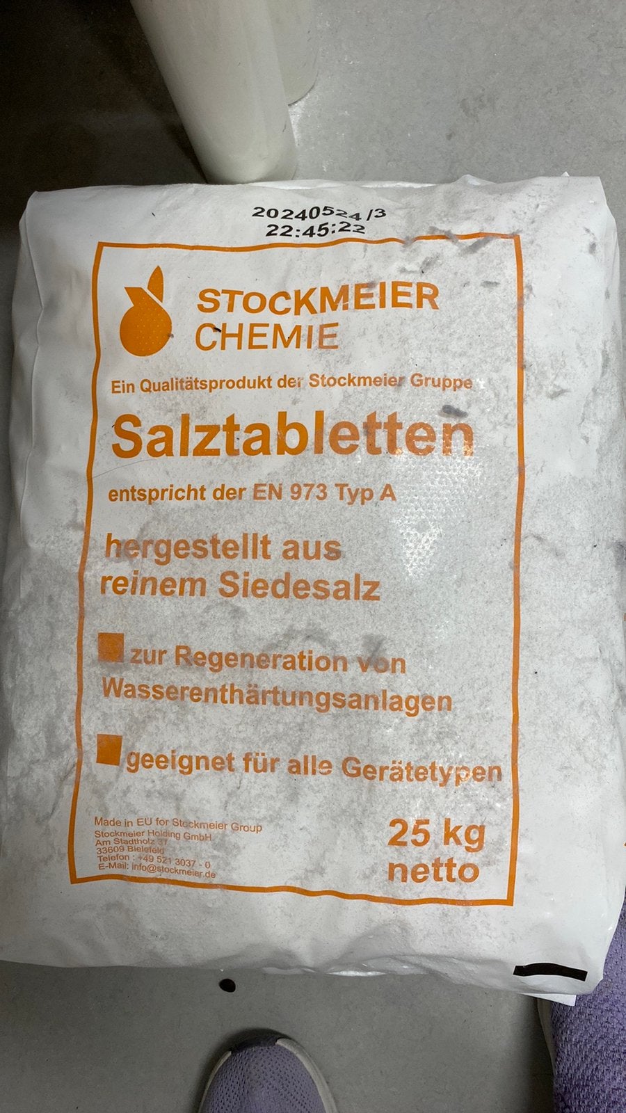 Zouttabletten, Witgoed en Apparatuur, Waterontharders, Ophalen of Verzenden, Gebruikt