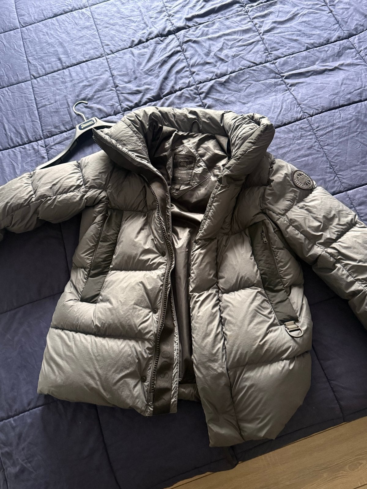 Canada Goose osborne parka black label maat M, Ophalen of Verzenden, Zo goed als nieuw, Maat 48/50 (M), Grijs