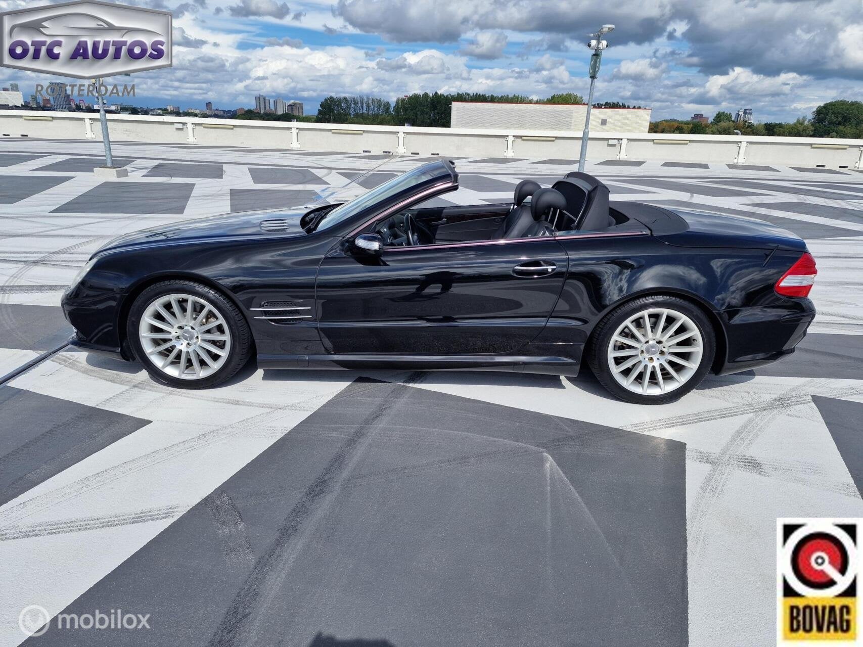 Mercedes-Benz SL 550 V8 – 388 PK | Designo-uitstraling | A, Automaat, Achterwielaandrijving, Gebruikt, Zwart