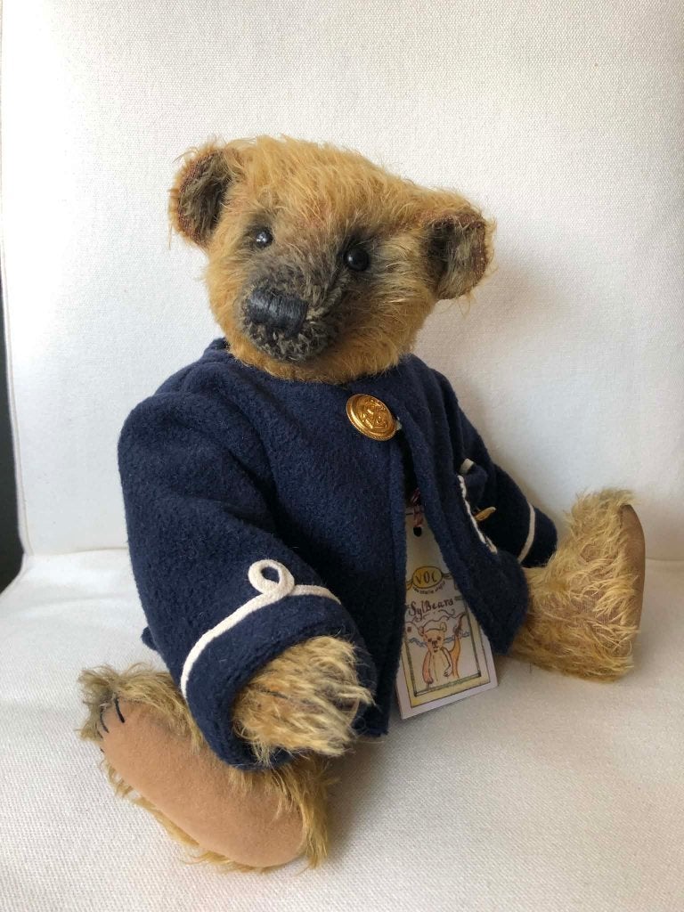 Syl Bears artist Sylvia van Otterloo mohair beer, Ophalen, Zo goed als nieuw, Stoffen beer, Overige merken