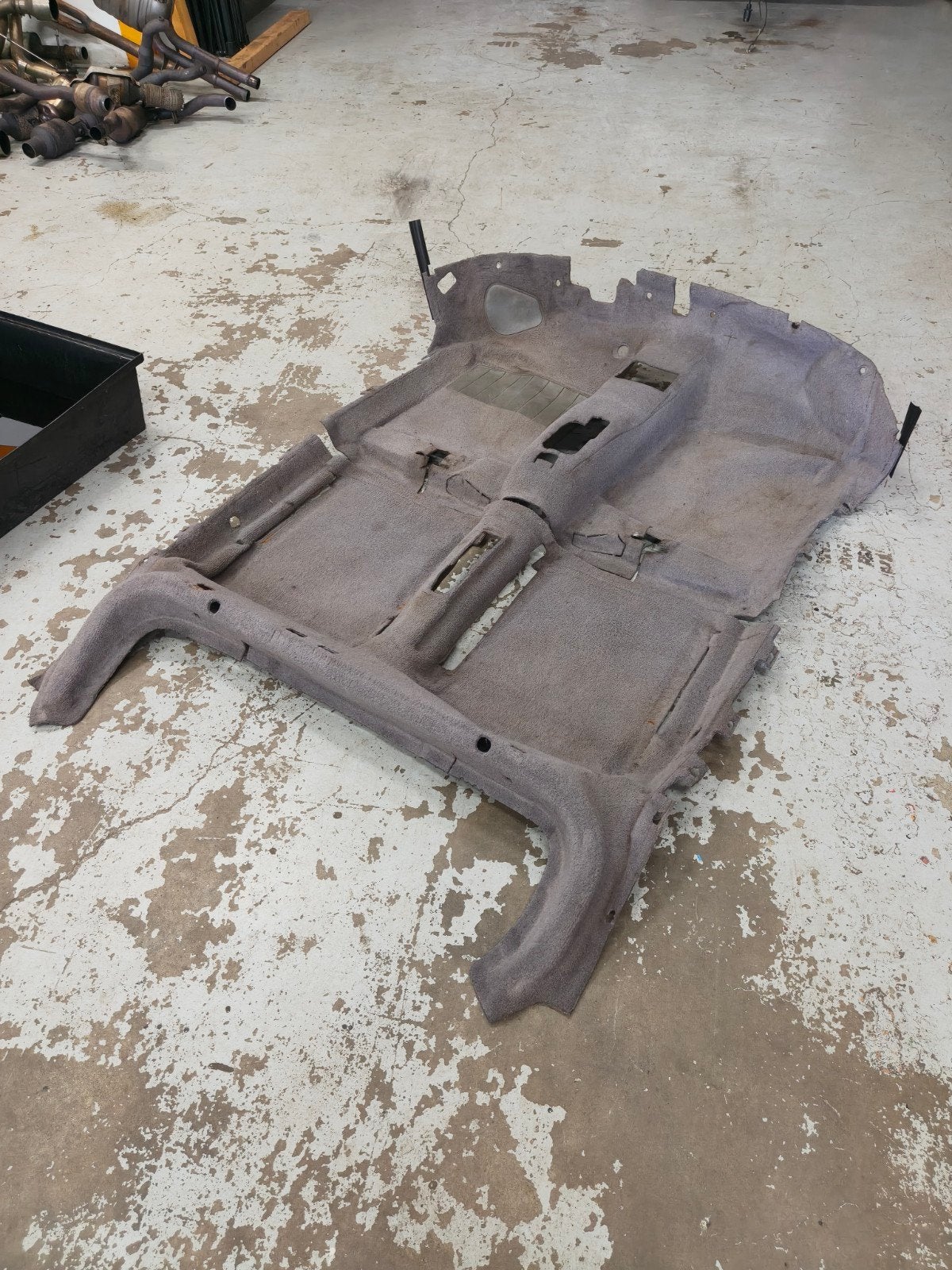Vloerbekleding Volkswagen Golf MK2 - Grijs, Auto-onderdelen, Interieur en Bekleding, Ophalen, Gebruikt, Volkswagen