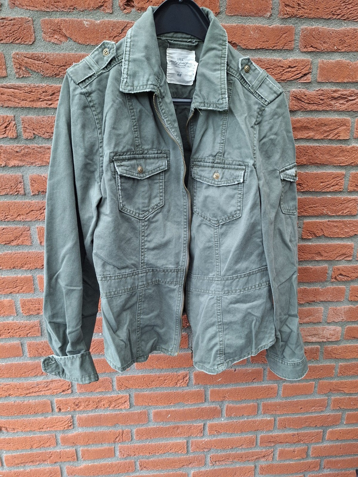 H&M L.O.G.G. dames jasje legergroen, Ophalen of Verzenden, Nieuw, Maat 38/40 (M), Groen