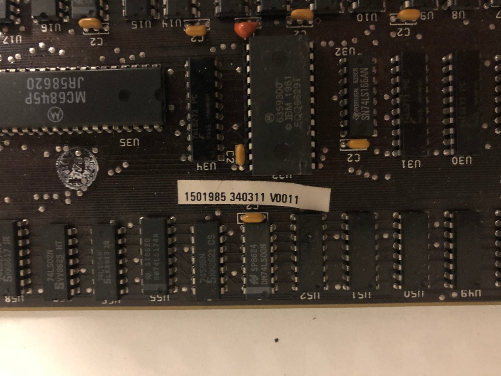 Foto 2 van IBM Monochrome display adaptor ISA 8-bit #2.