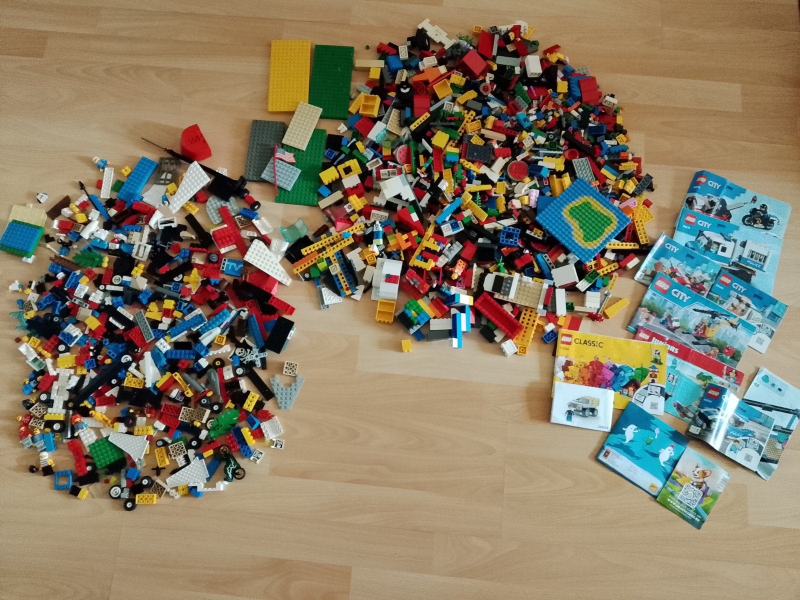 Ruim DRIE kilo originele Lego stenen met instructie boekjes, Kinderen en Baby's, Speelgoed | Duplo en Lego, City, Lego, Ophalen of Verzenden