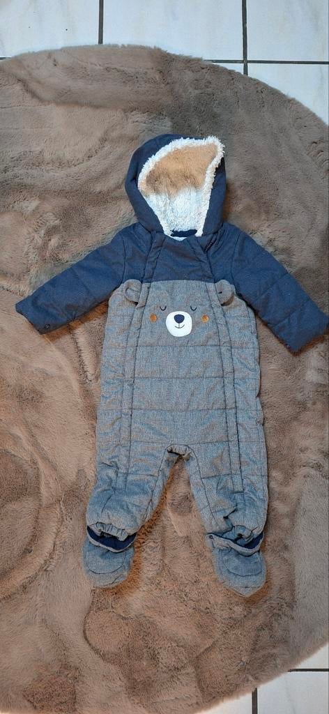 Baby winterpak met berenprint maat 80, Ophalen of Verzenden, Zo goed als nieuw, Onbekend, Jongetje of Meisje