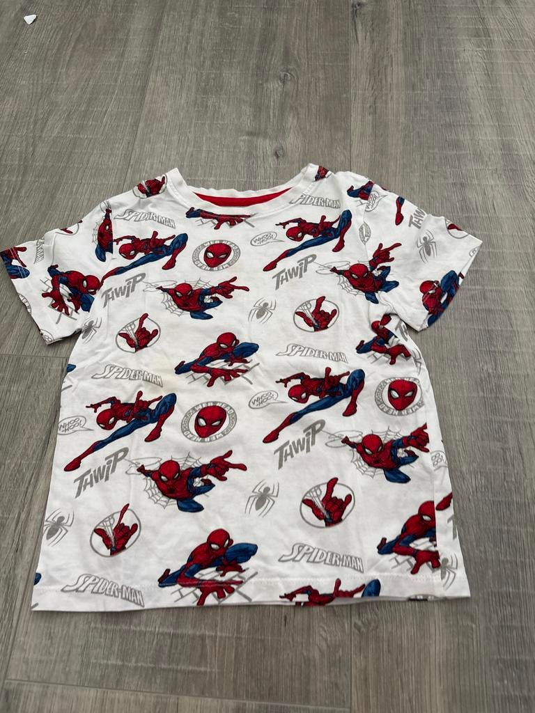 Spiderman T-shirt maat 116, Kinderen en Baby's, Kinderkleding | Maat 116, Ophalen of Verzenden, Gebruikt, Jongen, Shirt of Longsleeve