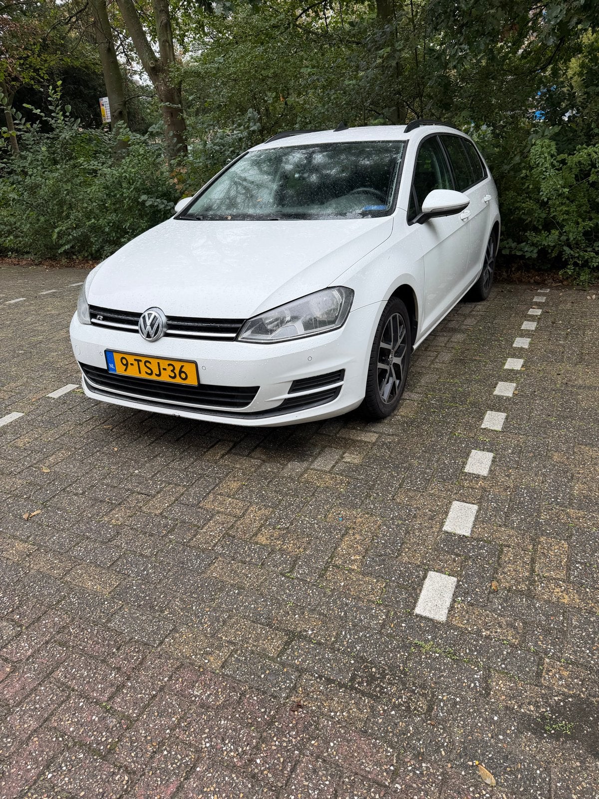 Volkswagen Golf 1.6 TDI 81KW/110PK Var. Aut7 2014 Wit, Auto's, 4 cilinders, 700 kg, Wit, Origineel Nederlands